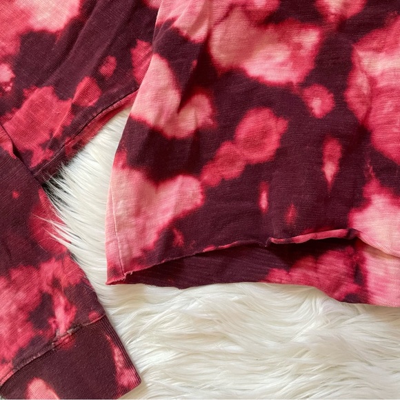 American Eagled Bleach Dyed Cropped Long-Sleeve Polo Shirt - Picture 3 of 8